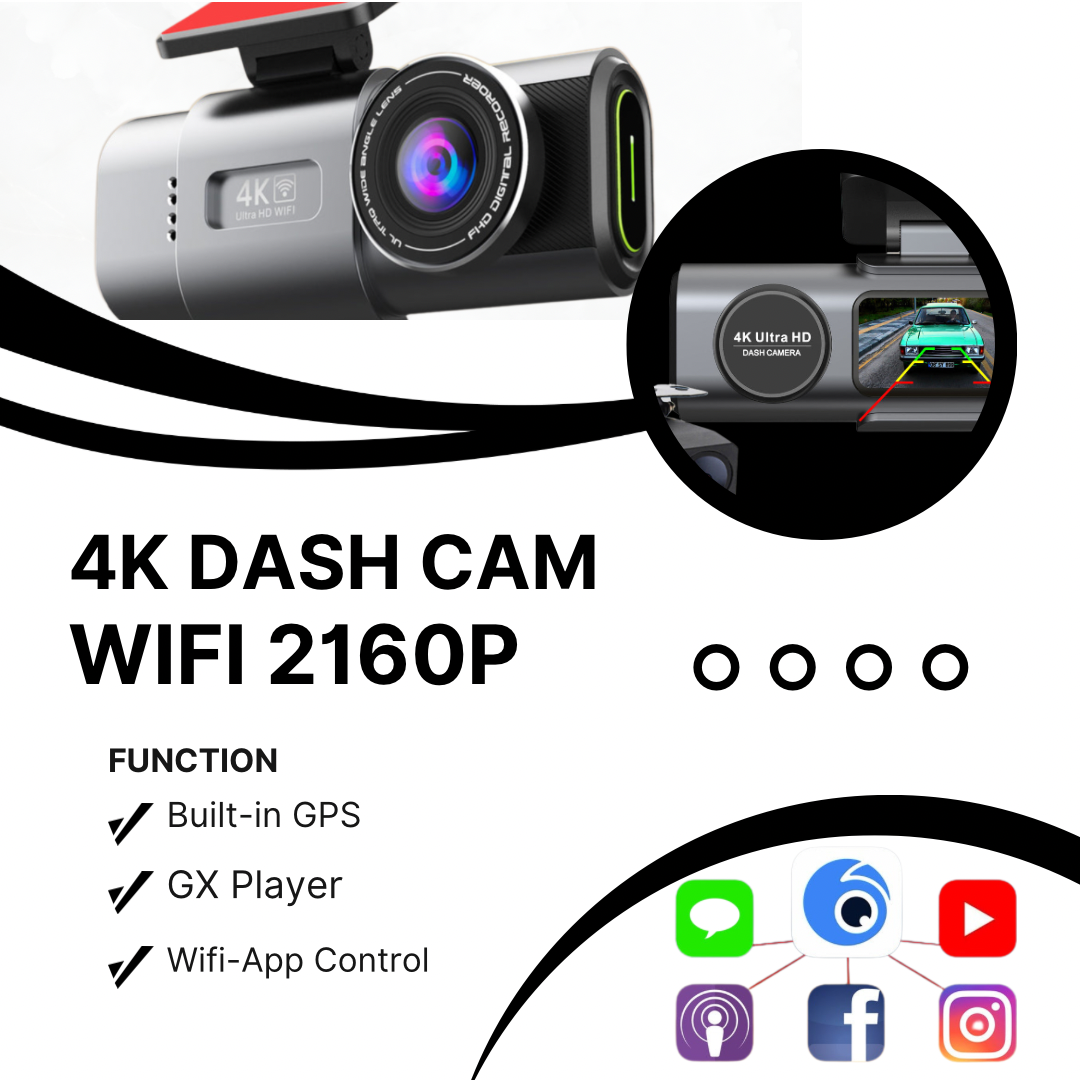 4K Car Dash Camera
