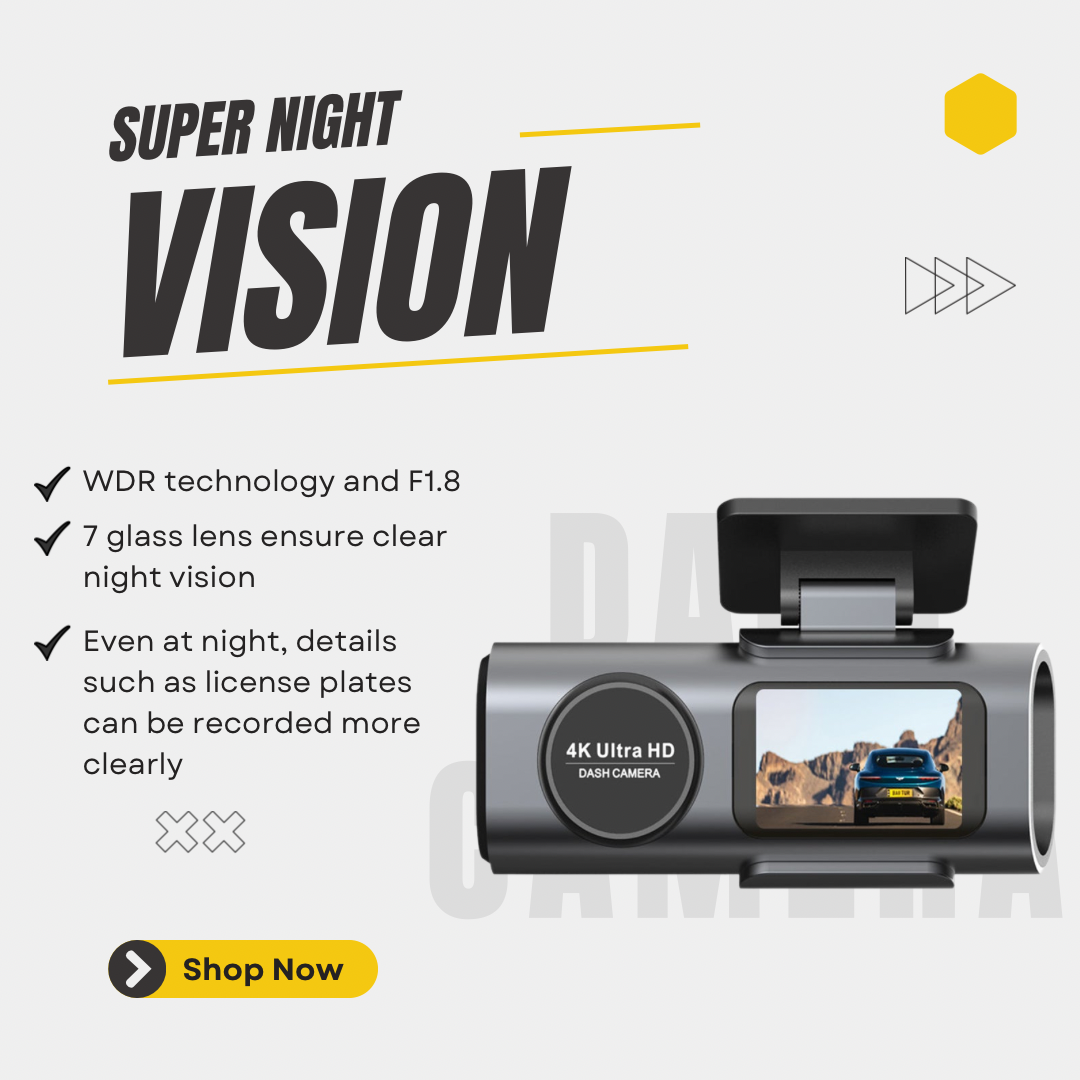 4K Car Dash Camera