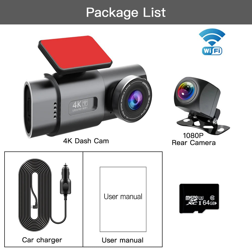 4K Car Dash Camera