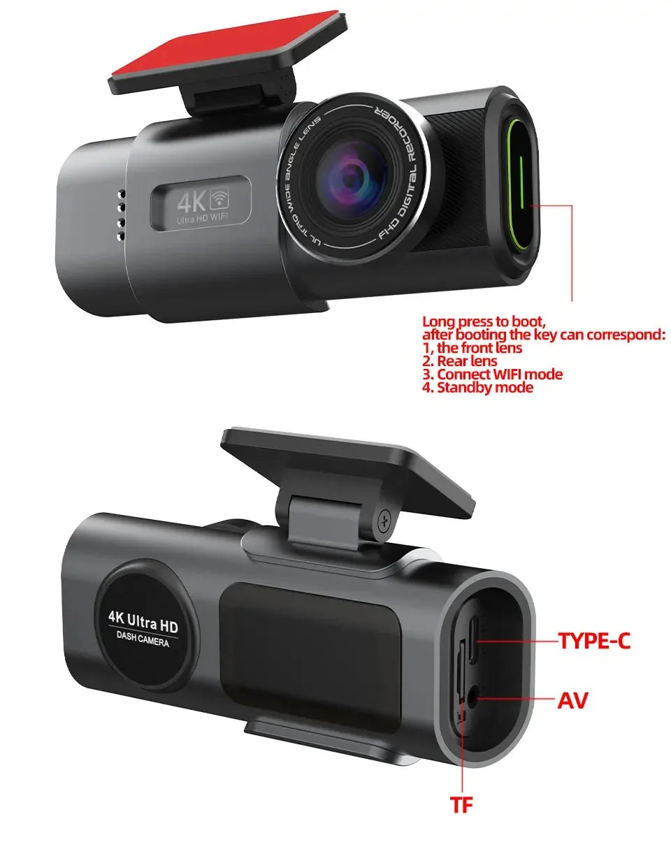 4K Crystal Clear Dash Camera