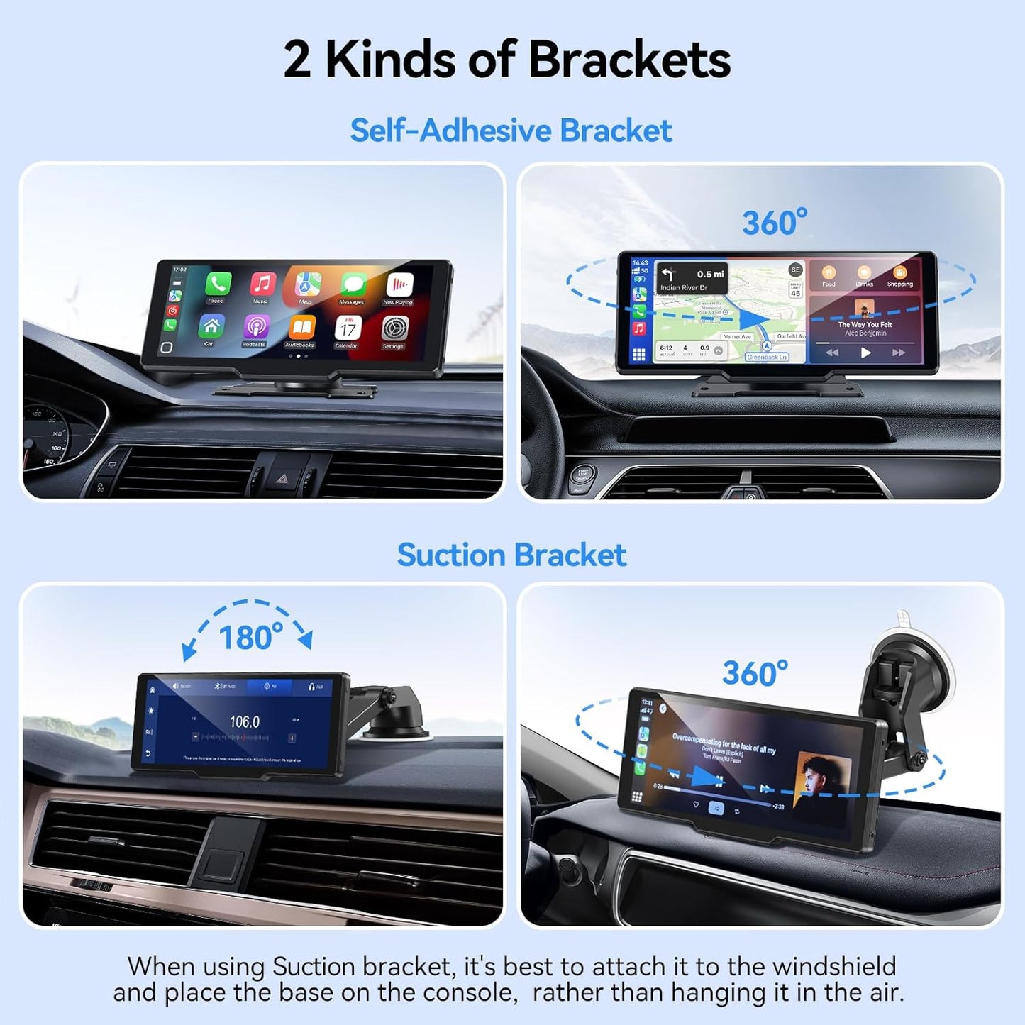 10.26 Inch Wireless TouchScreen CarPlay