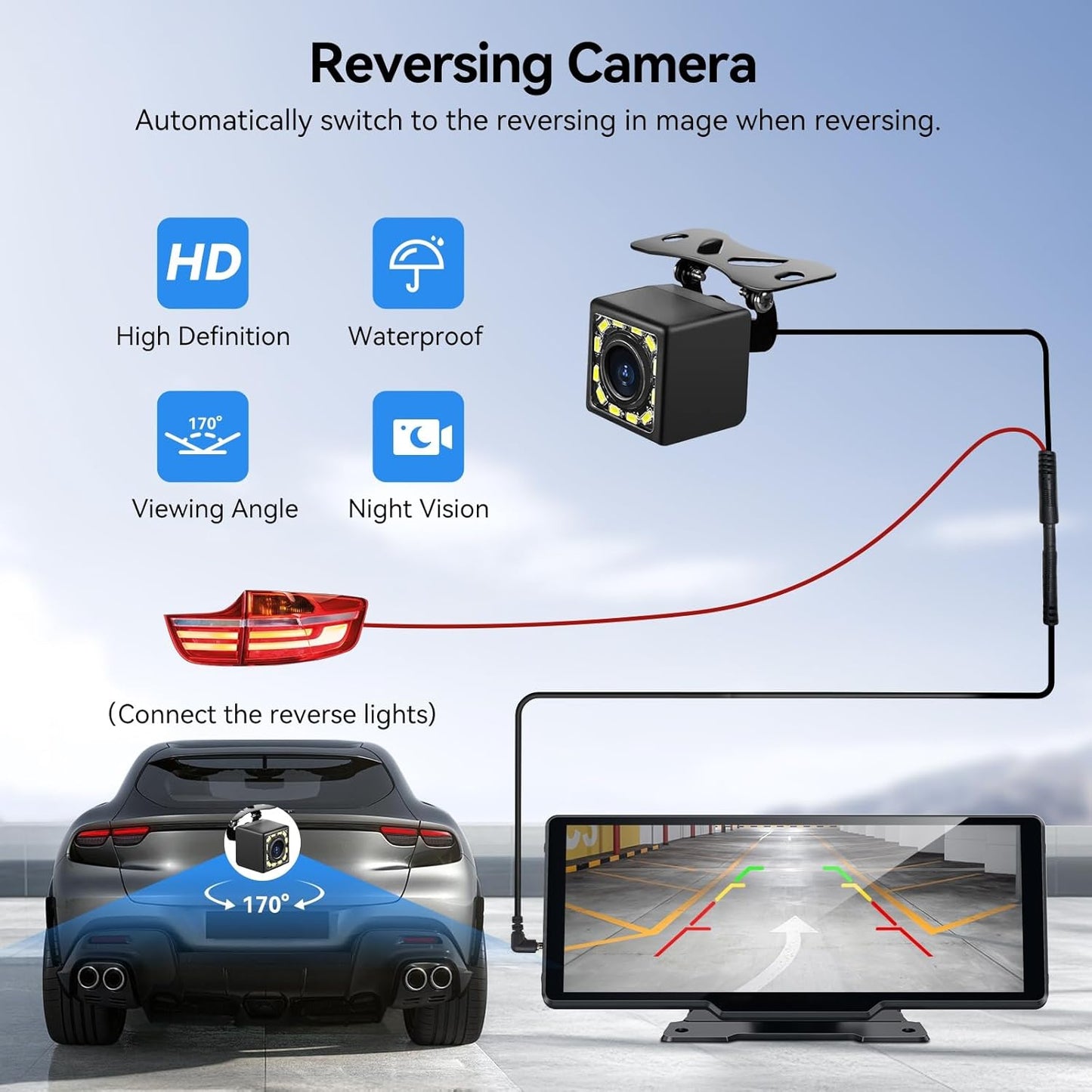 10.26 Inch Wireless TouchScreen CarPlay