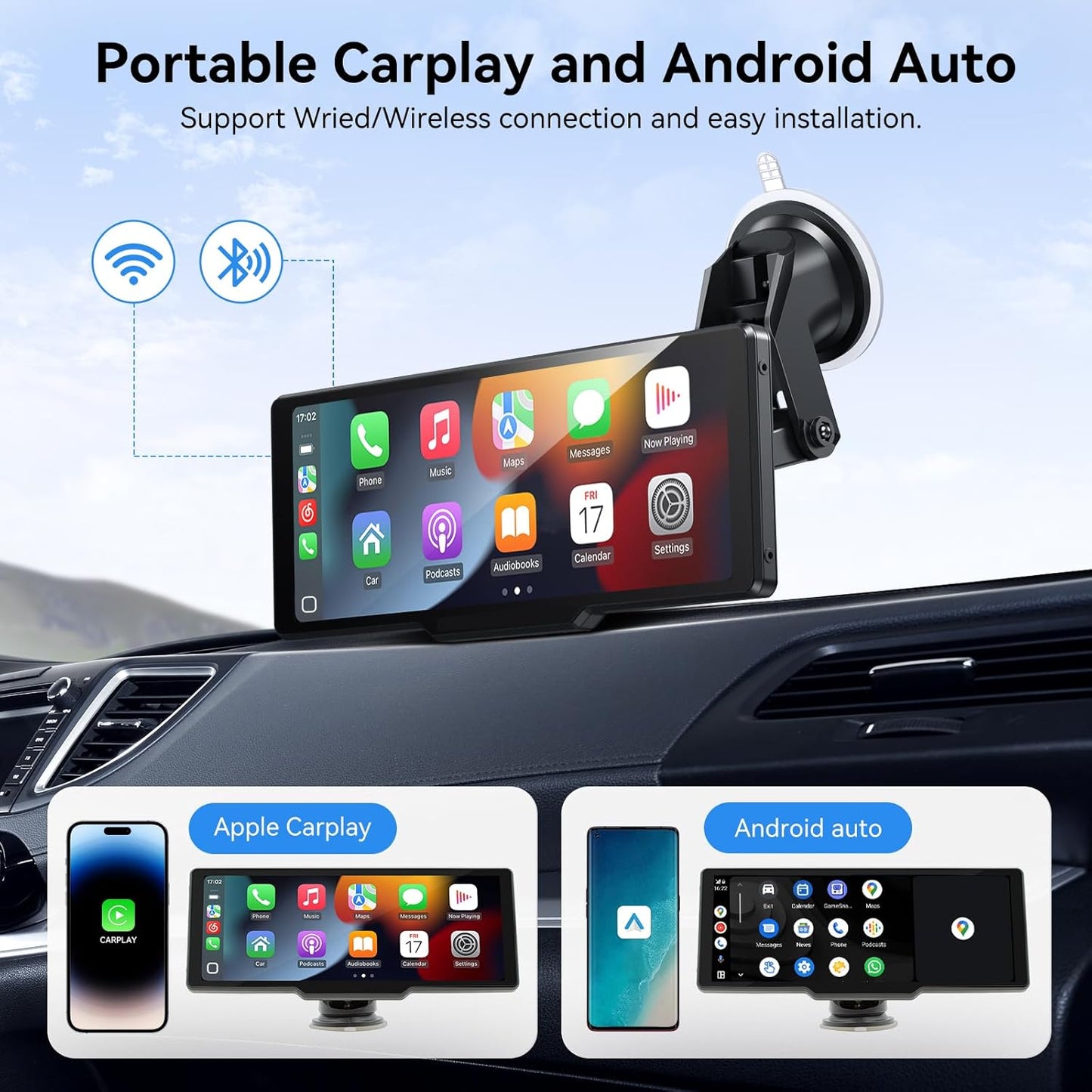 10.26 Inch Wireless TouchScreen CarPlay