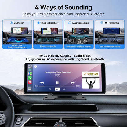 10.26 Inch Wireless TouchScreen CarPlay
